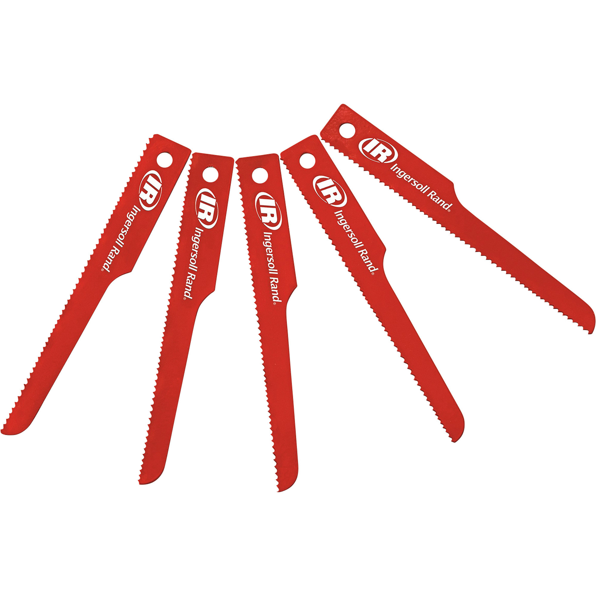 Ingersoll Rand 5-Pk. Air Reciprocating Saw Blade Set, 4in., Fine and Coarse, Model# P4VFC-5
